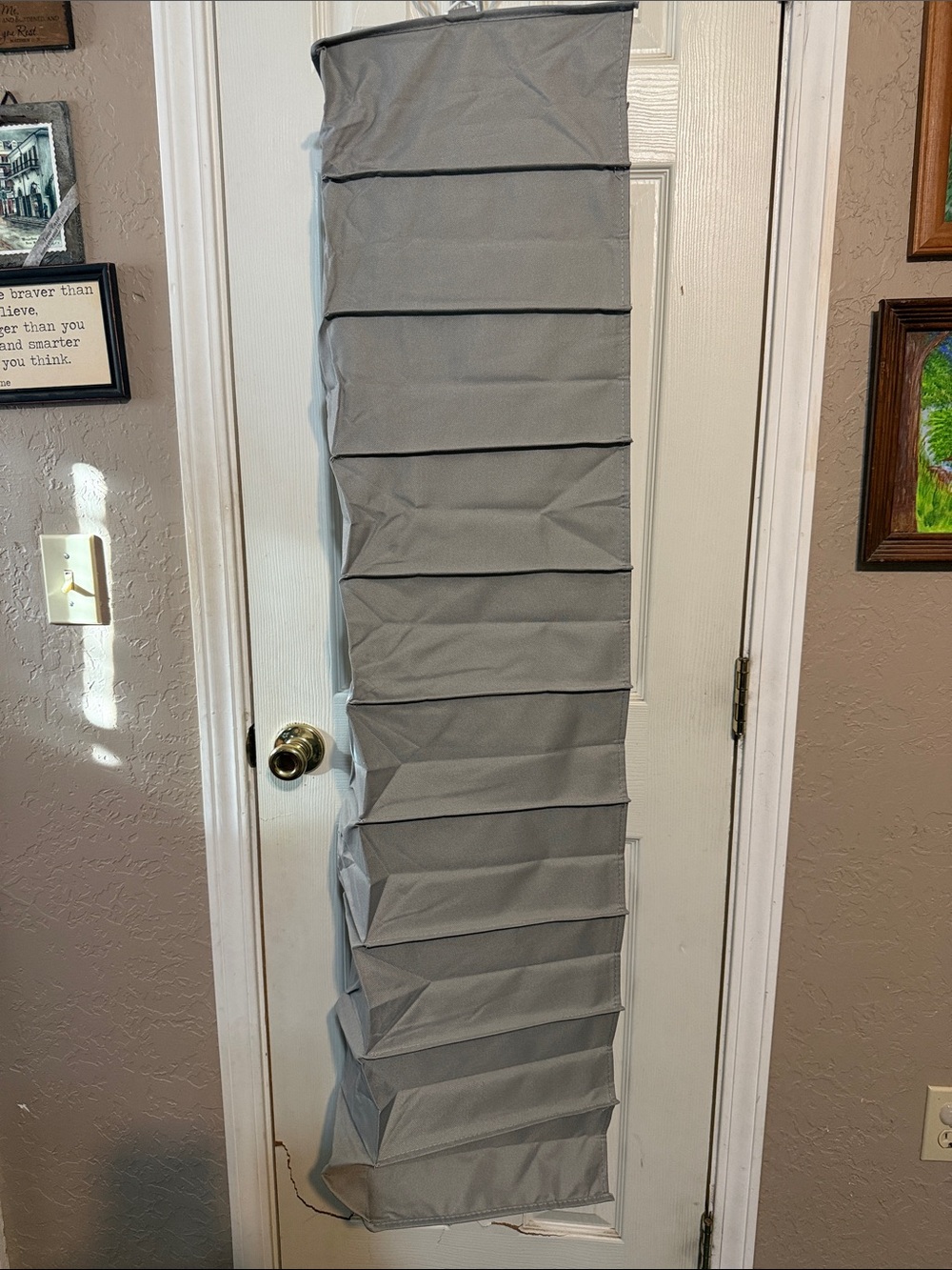 Gray Over-the-Door Hanging Organizer - Home Storage & Organization